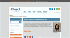 Desktop Screenshot of blog.tesol.org