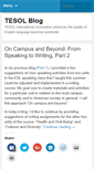 Mobile Screenshot of blog.tesol.org
