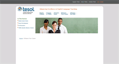 Desktop Screenshot of careers.tesol.org